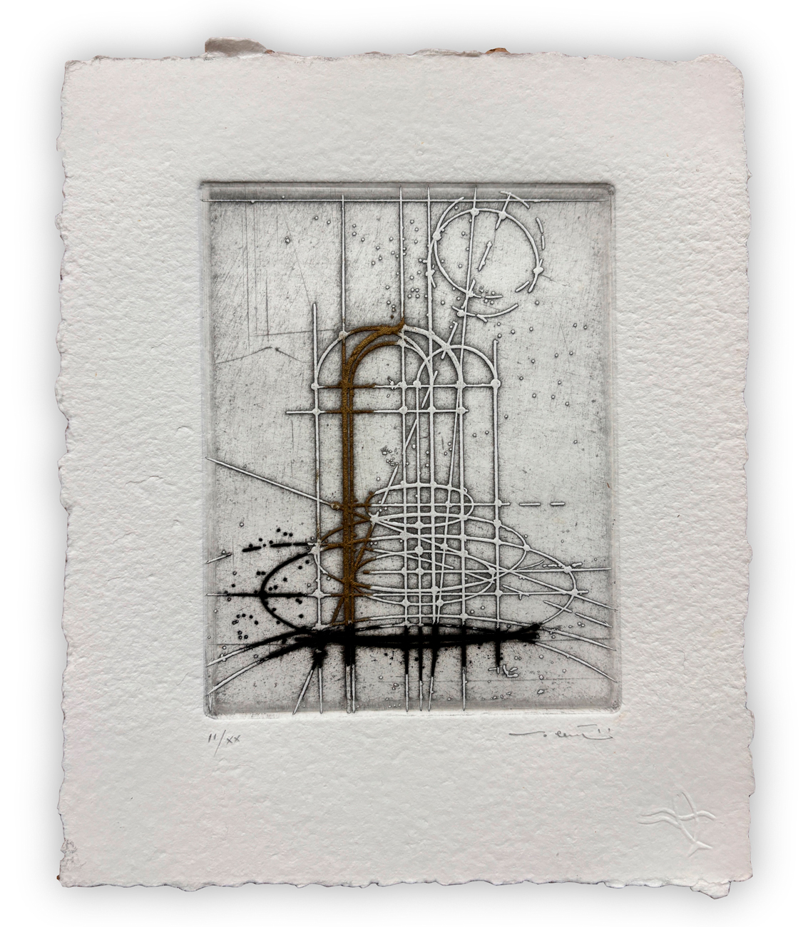 WALTER VALENTINI (1928-2022) - La città ideale, 1990