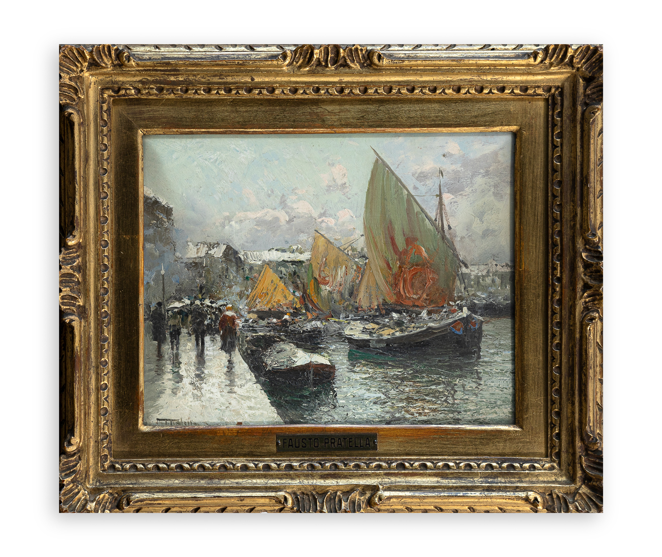 FAUSTO PRATELLA (1886-1964) - Senza Titolo (Marina)