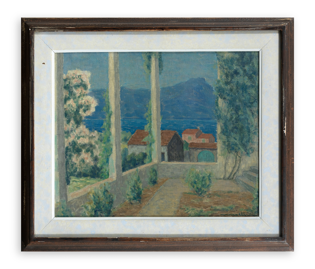 GIOVANNI MOLTENI (1898-1990) - Paesaggio del Garda