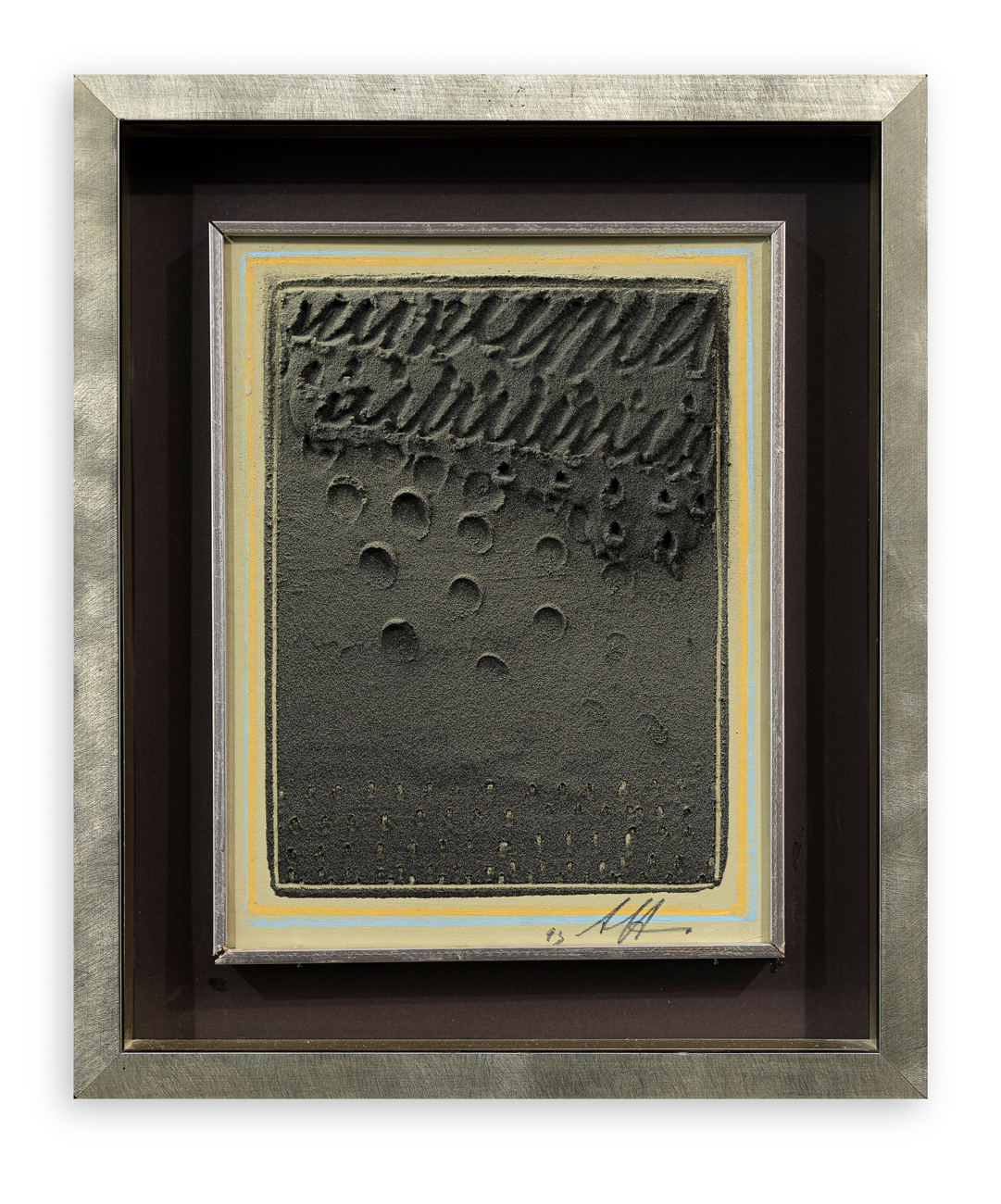 AGOSTINO FERRARI (1938) - Senza Titolo (Segno-impronta), 1993