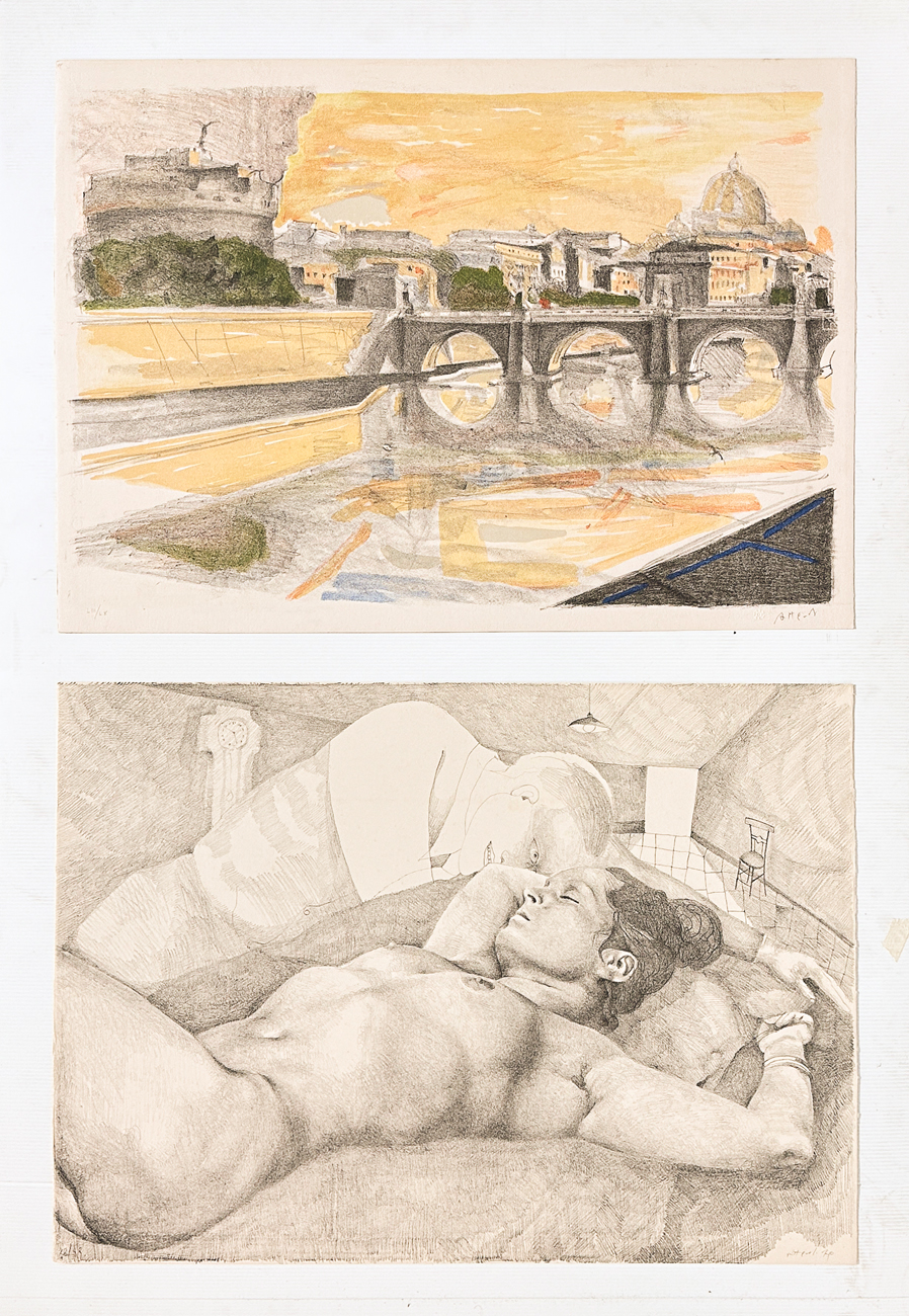 UGO ATTARDI (1923-2006) - Lotto unico composto da 2 opere grafiche