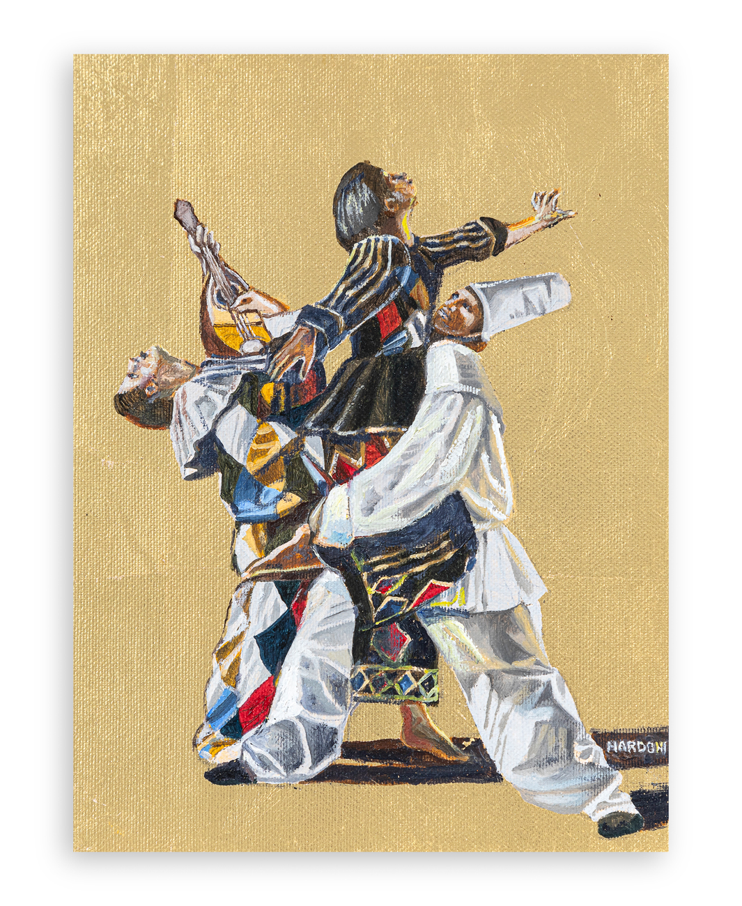 SERGIO NARDONI (1947) - Danza di Arlecchini