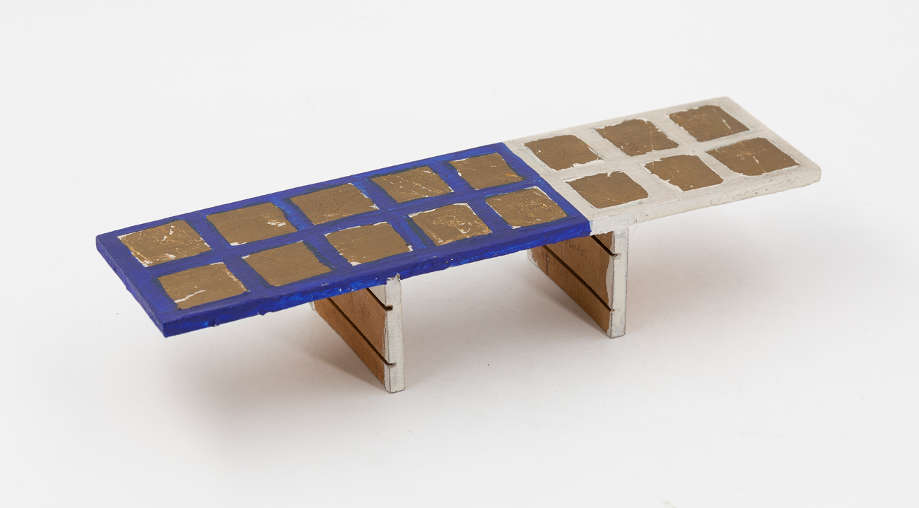 REMO BIANCO (1922-1988) - Tableau doré, anni '60