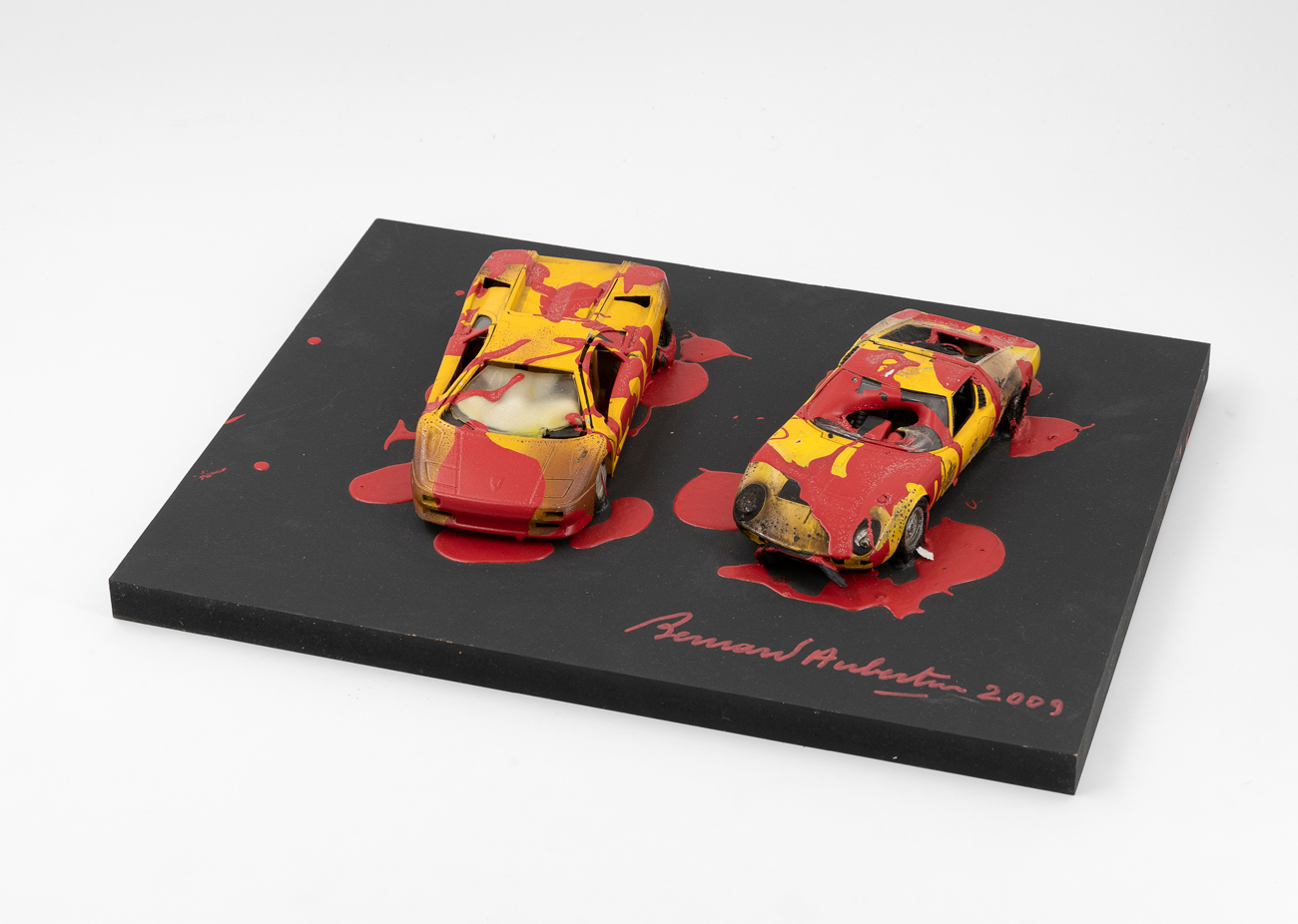 BERNARD AUBERTIN (1934-2015) - Voiture brulée, 2009
