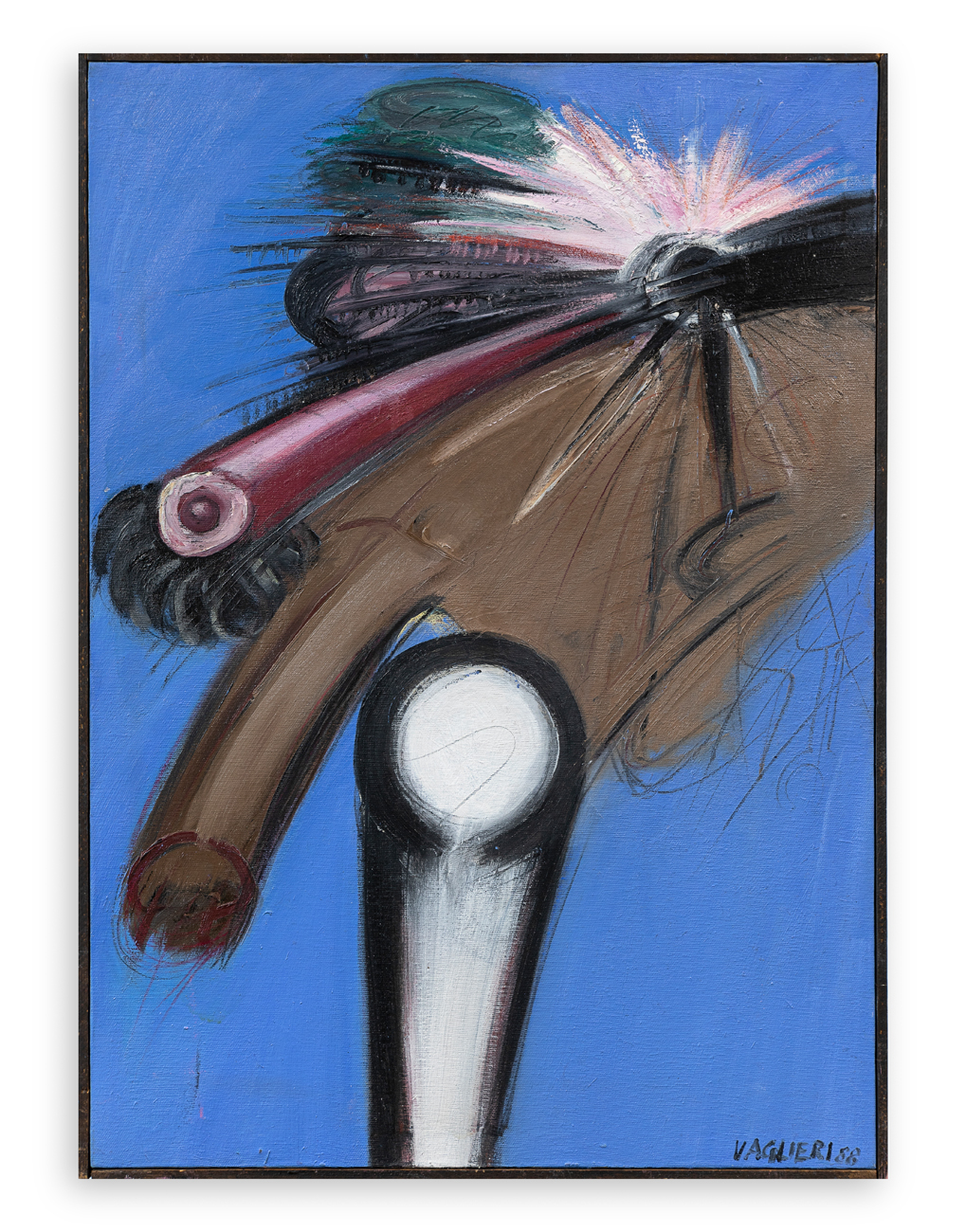 TINO VAGLIERI (1929-2000) - Abbattimento di monumento, 1988