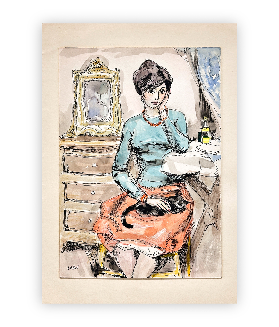 SAVINO LABÒ (1899-1976) - Senza Titolo