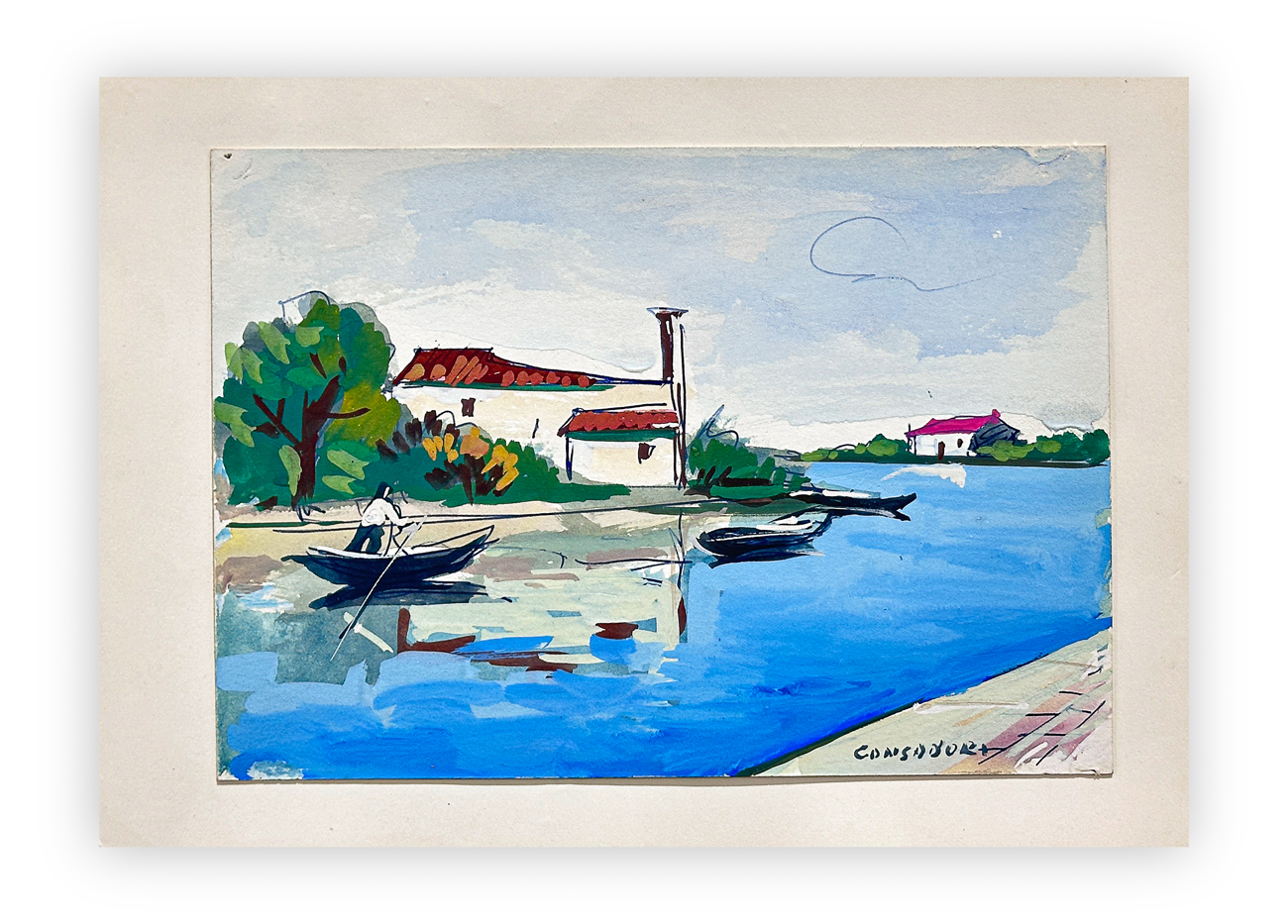 SILVIO CONSADORI (1909-1994) - Senza Titolo