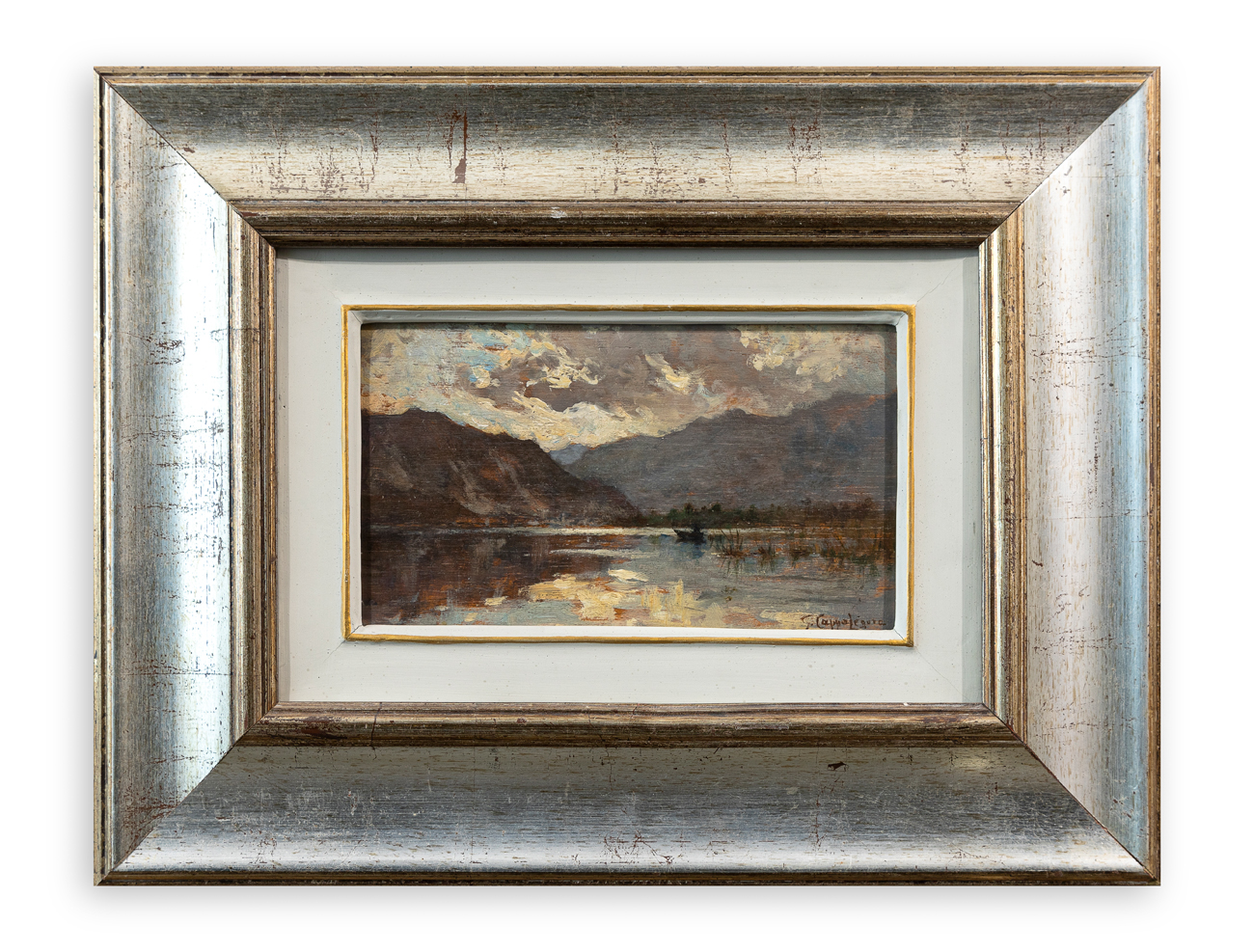 CAPPA LEGORA (1887-?)  - Controluce a Fondo Toce Feriolo pomeriggio estivo, 1948