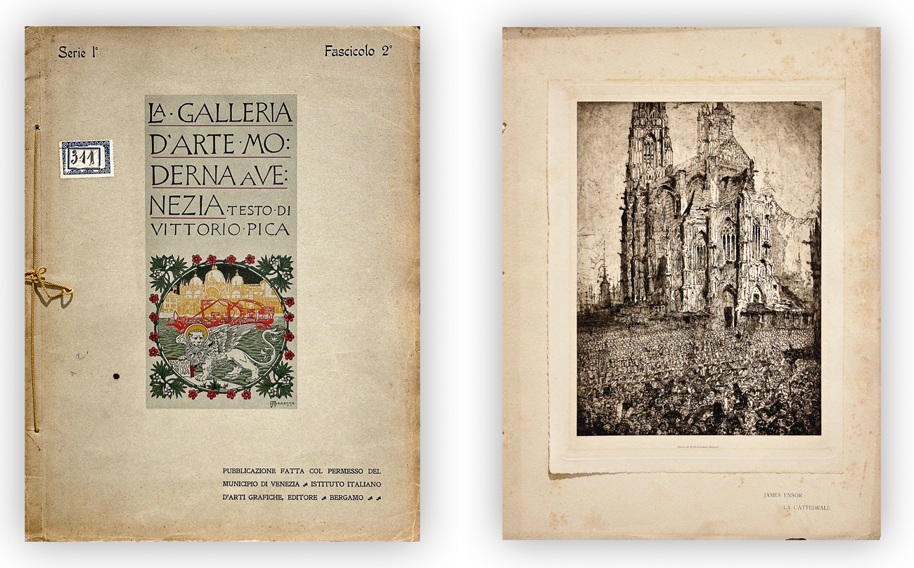 JAMES ENSOR (1860-1949) - Senza Titolo
