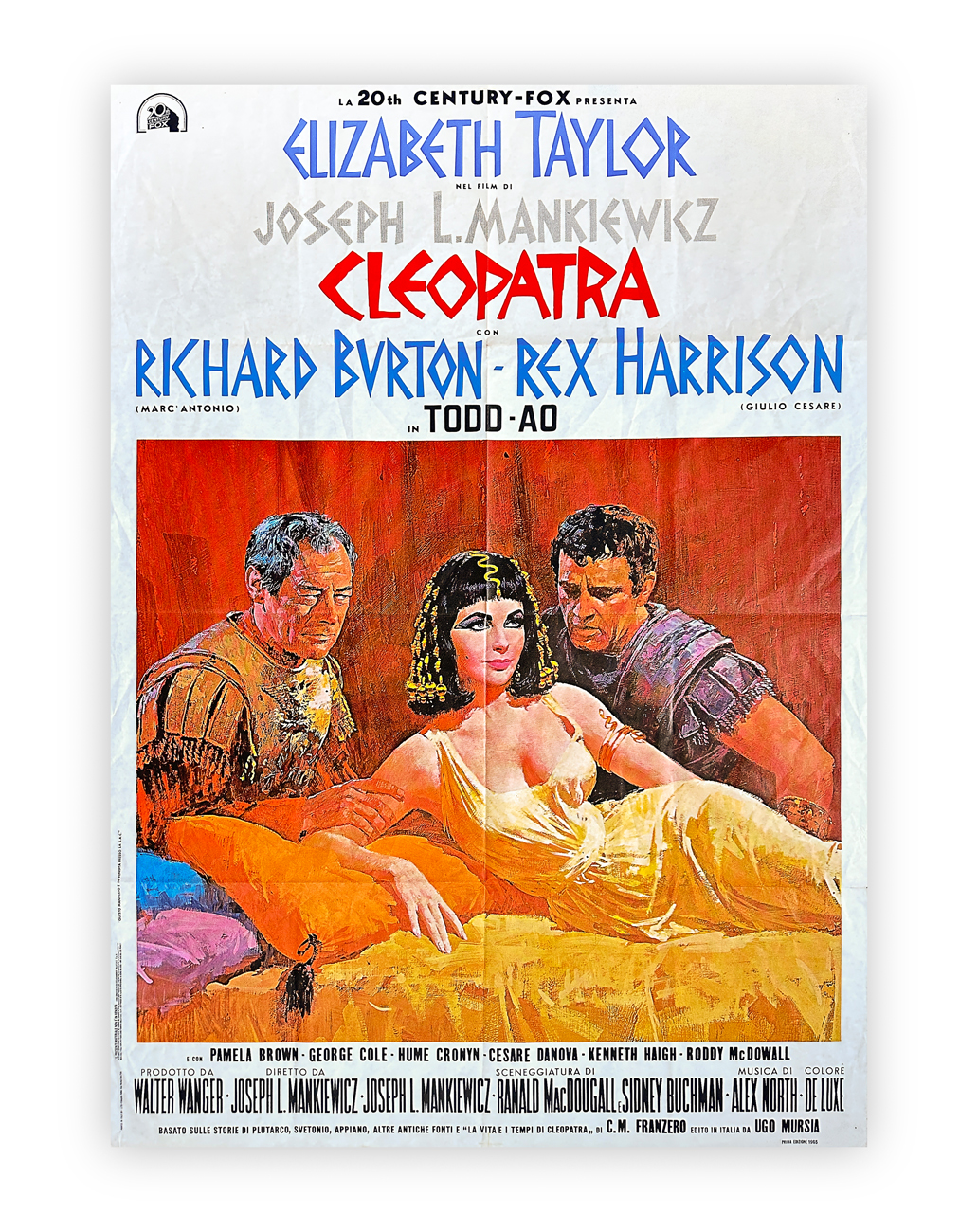 LOCANDINA CINEMATOGRAFICA - Cleopatra, 1965