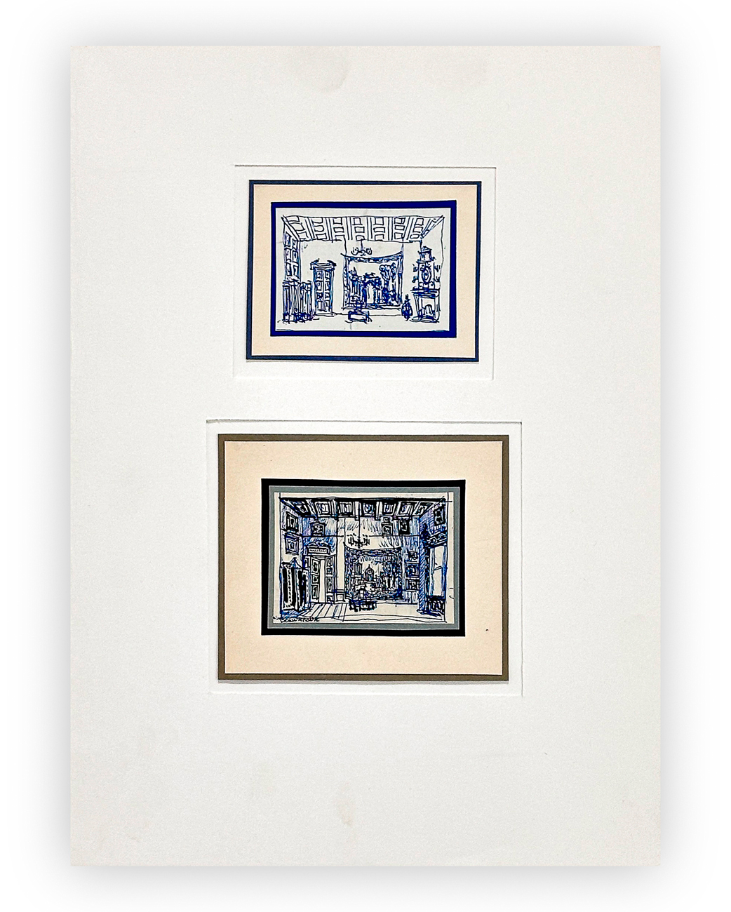 ANDRÉ BEAUREPAIRE (1924-2012) - Lotto unico di 2 opere