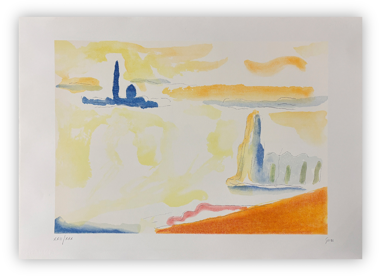 VIRGILIO GUIDI (1891-1984) - Senza Titolo