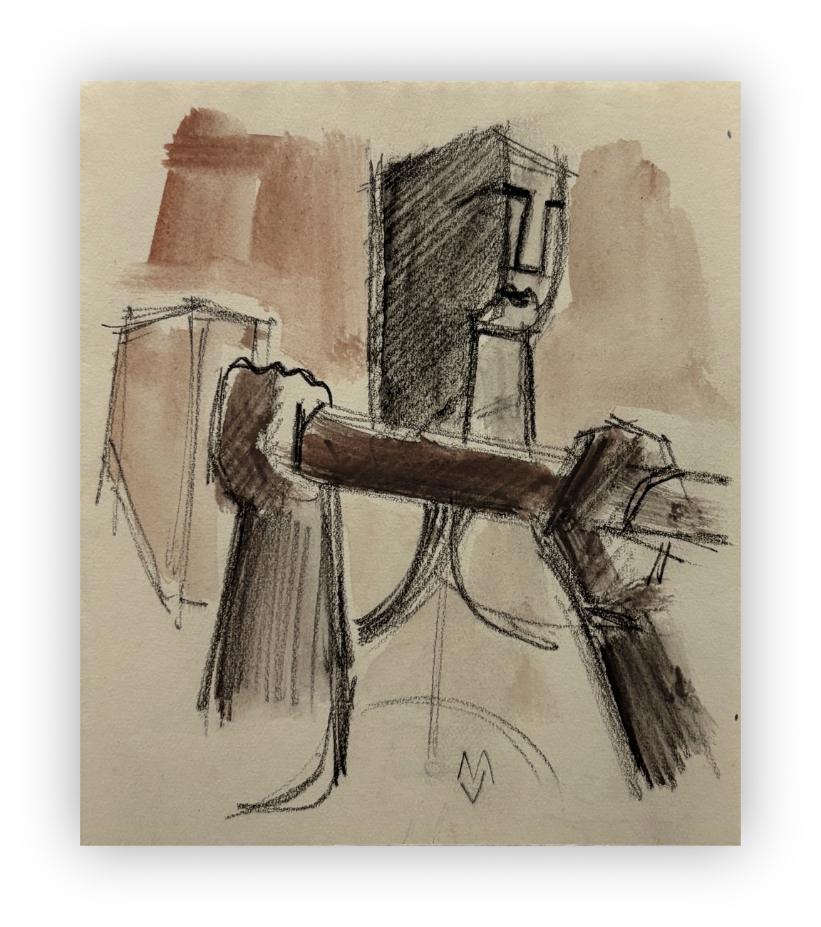 AUTORE INDECIFRATO - Senza Titolo