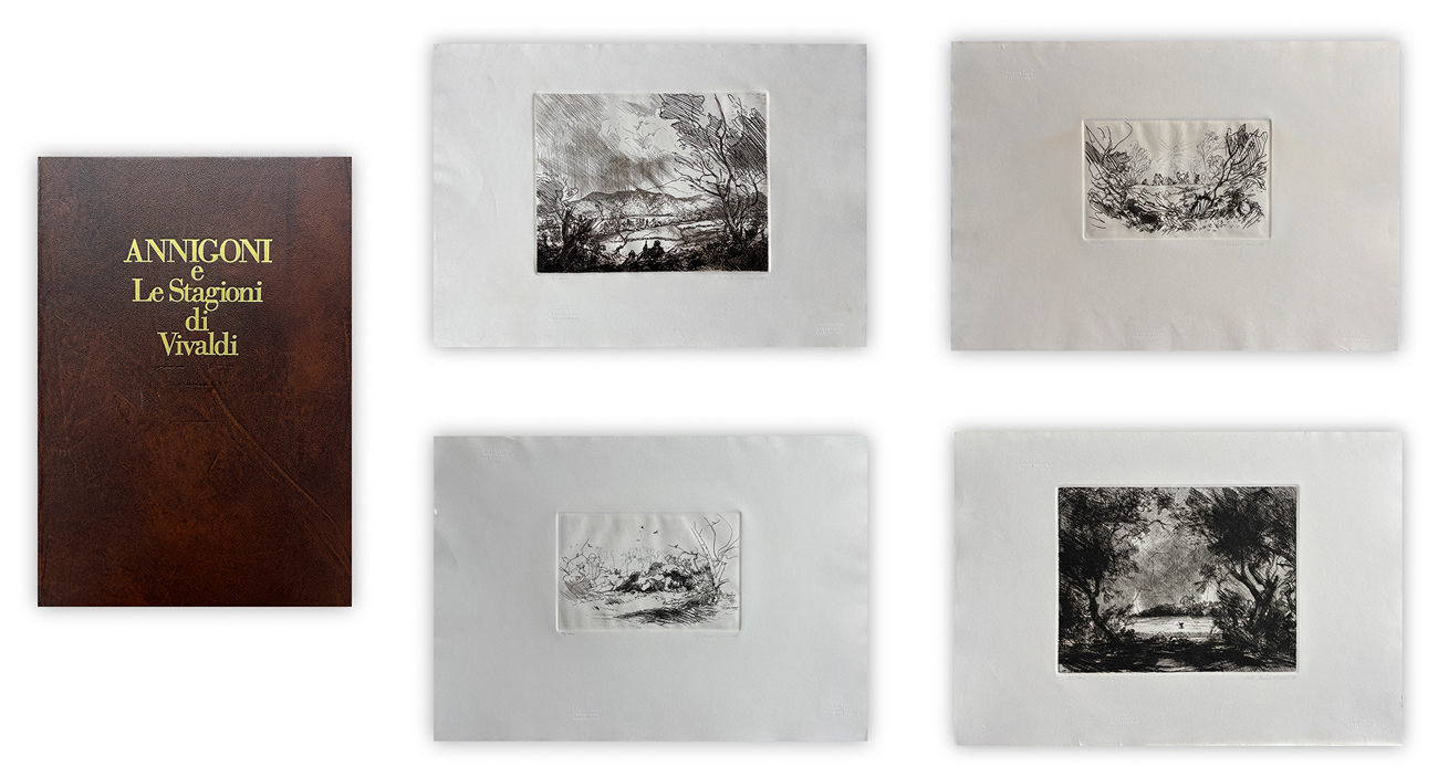 PIETRO ANNIGONI (1910-1988) - Pietro Annigoni e le stagioni di Vivaldi, 1983