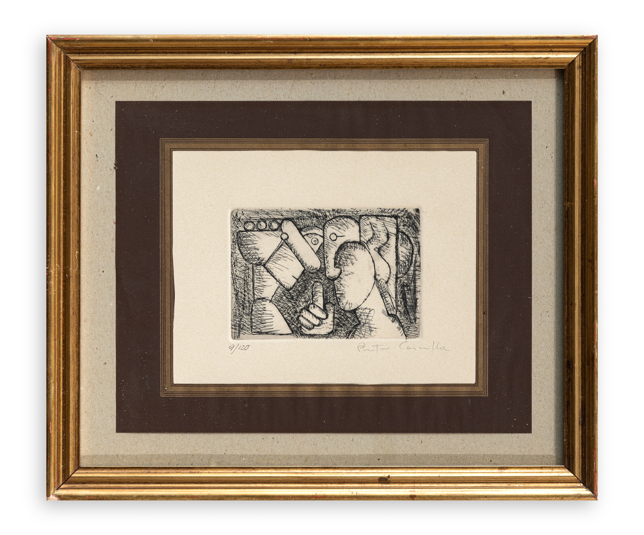 PIETRO CASCELLA (1921-2008) - La lezione, 1980