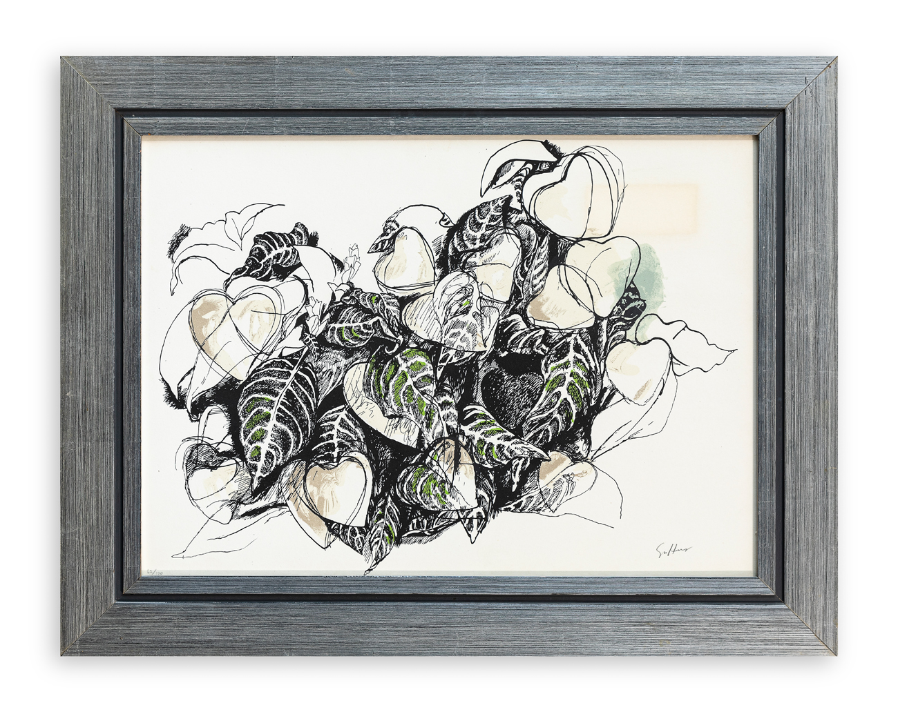 RENATO GUTTUSO (1912-1987) - Foglie e cuori, 1972 circa