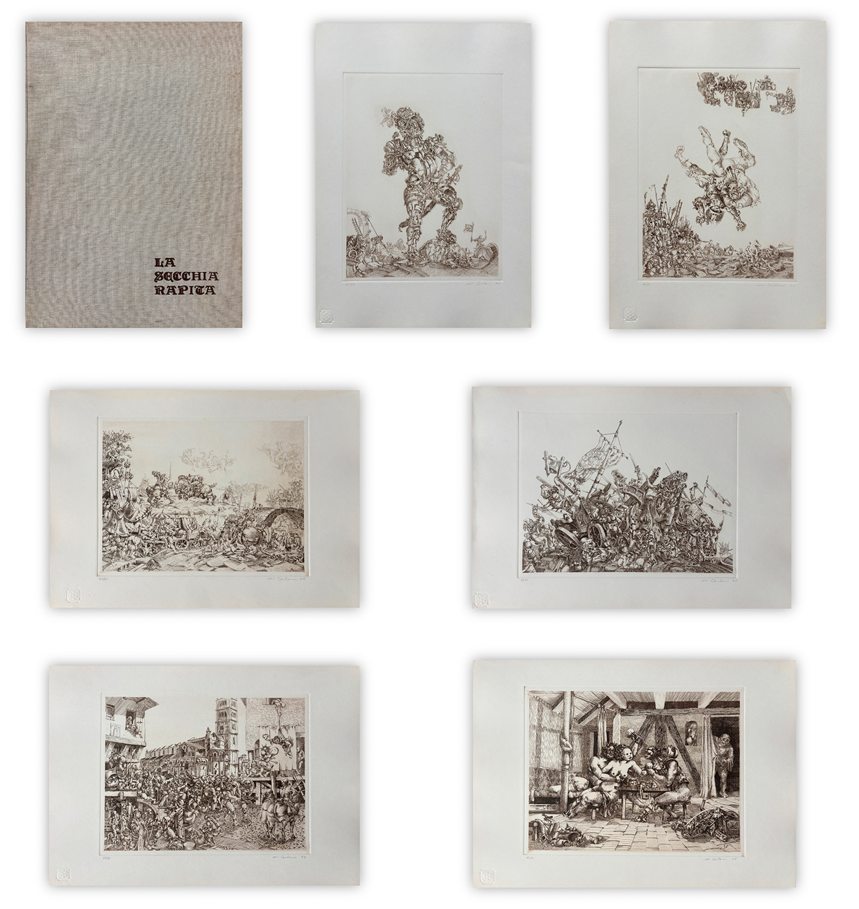 MAURIZIO CARLONI (1941-2001) - La Secchia rapita, 1975