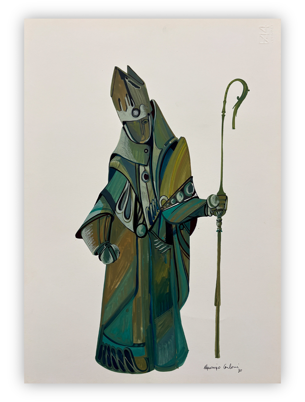 MAURIZIO CARLONI (1941-2001) - Senza Titolo, 1980
