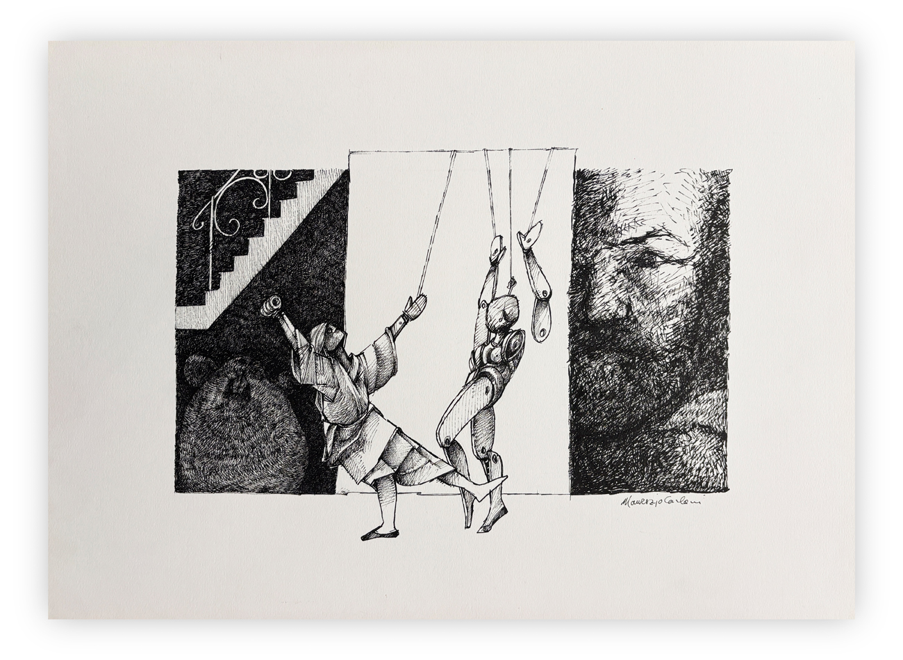 MAURIZIO CARLONI (1941-2001) - Senza Titolo