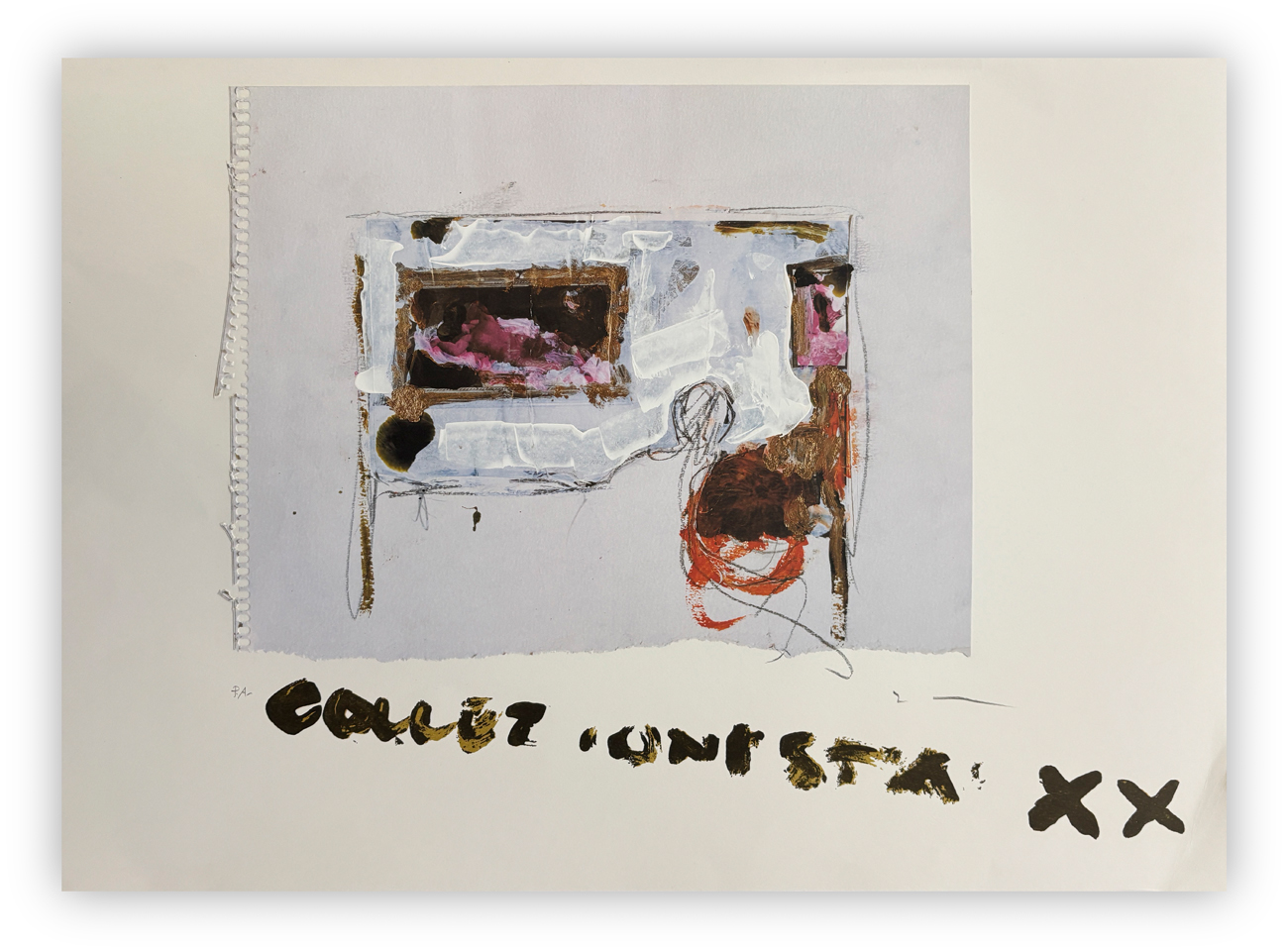 MARIO SCHIFANO (1934-1998) - Senza Titolo