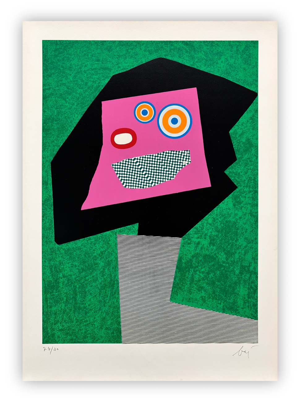 ENRICO BAJ (1927-2003) - Personaggio, 1969