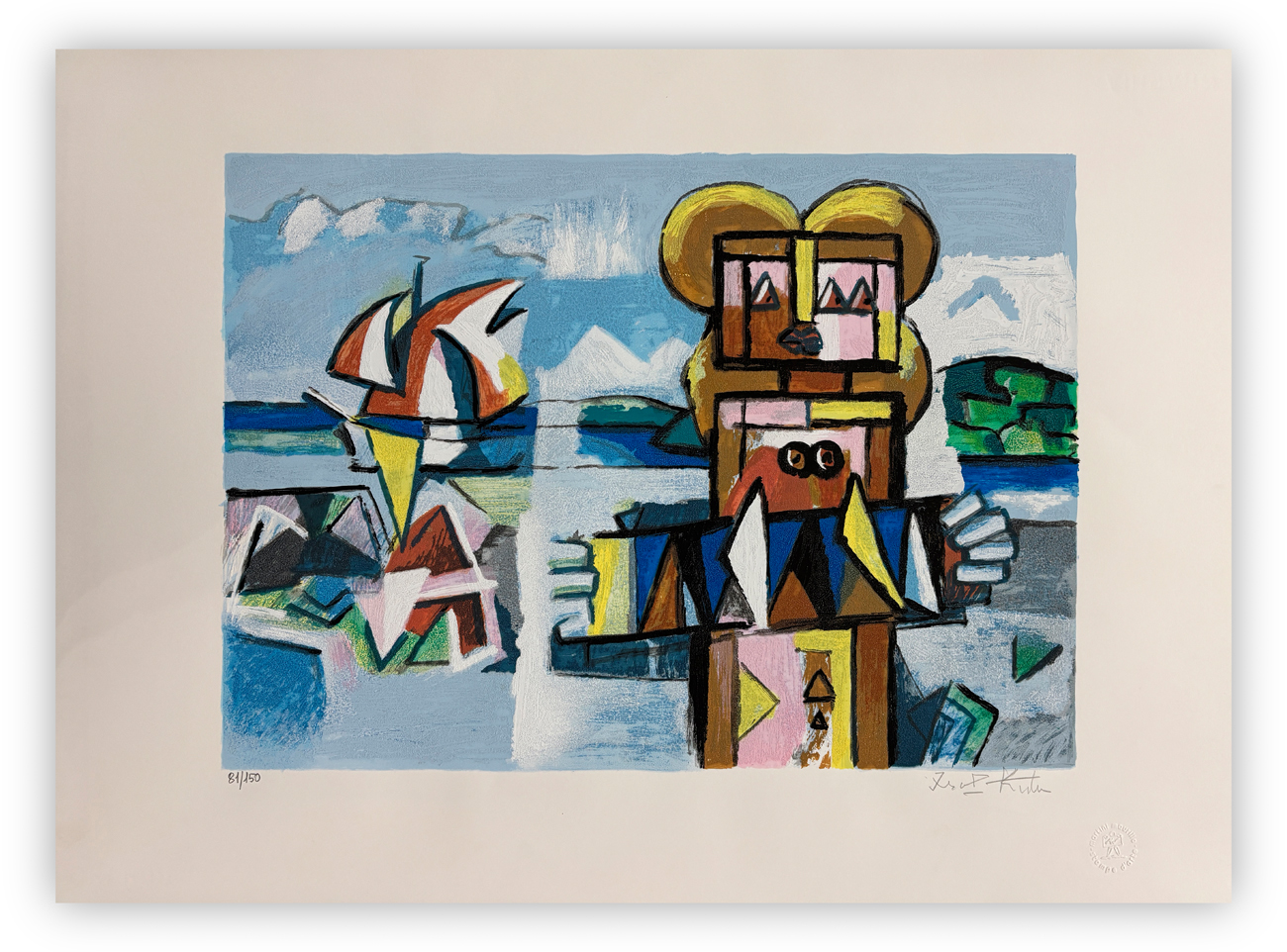 IBRAHIM KODRA (1918-2006) - Senza Titolo