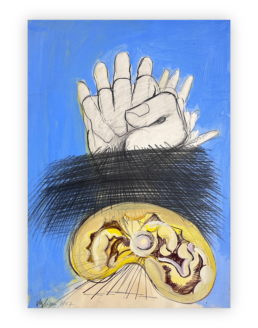 TINO VAGLIERI (1929-2000) - Senza Titolo, 1967