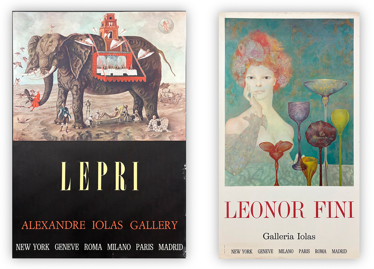 LOCANDINE (GALLERIA IOLAS) - Lotto unico di 2 locandine