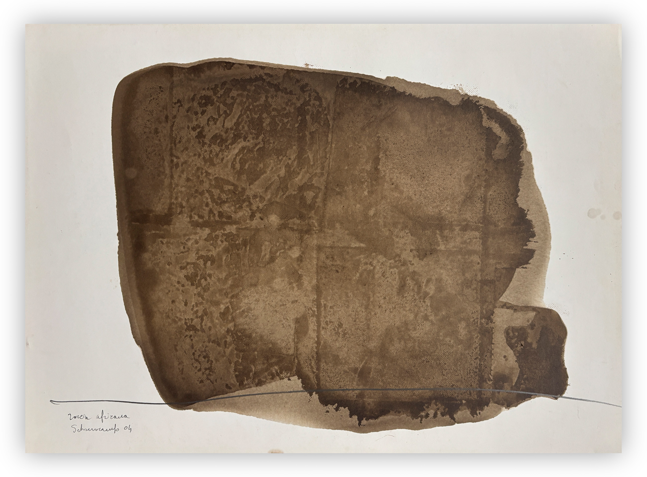 PAOLO SCHIAVOCAMPO (1924-2022) - Roccia australiana, 2004