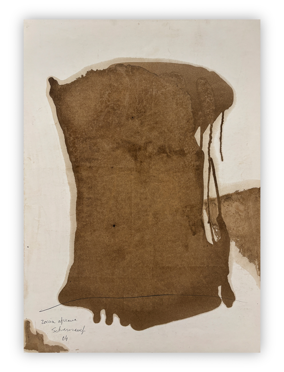 PAOLO SCHIAVOCAMPO (1924-2022) - Roccia australiana, 2004