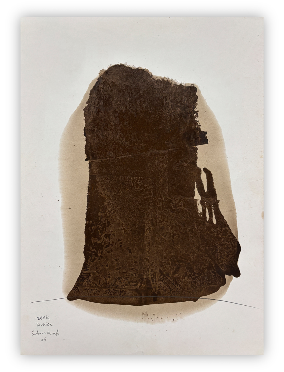 PAOLO SCHIAVOCAMPO (1924-2022) - Roccia, 2004