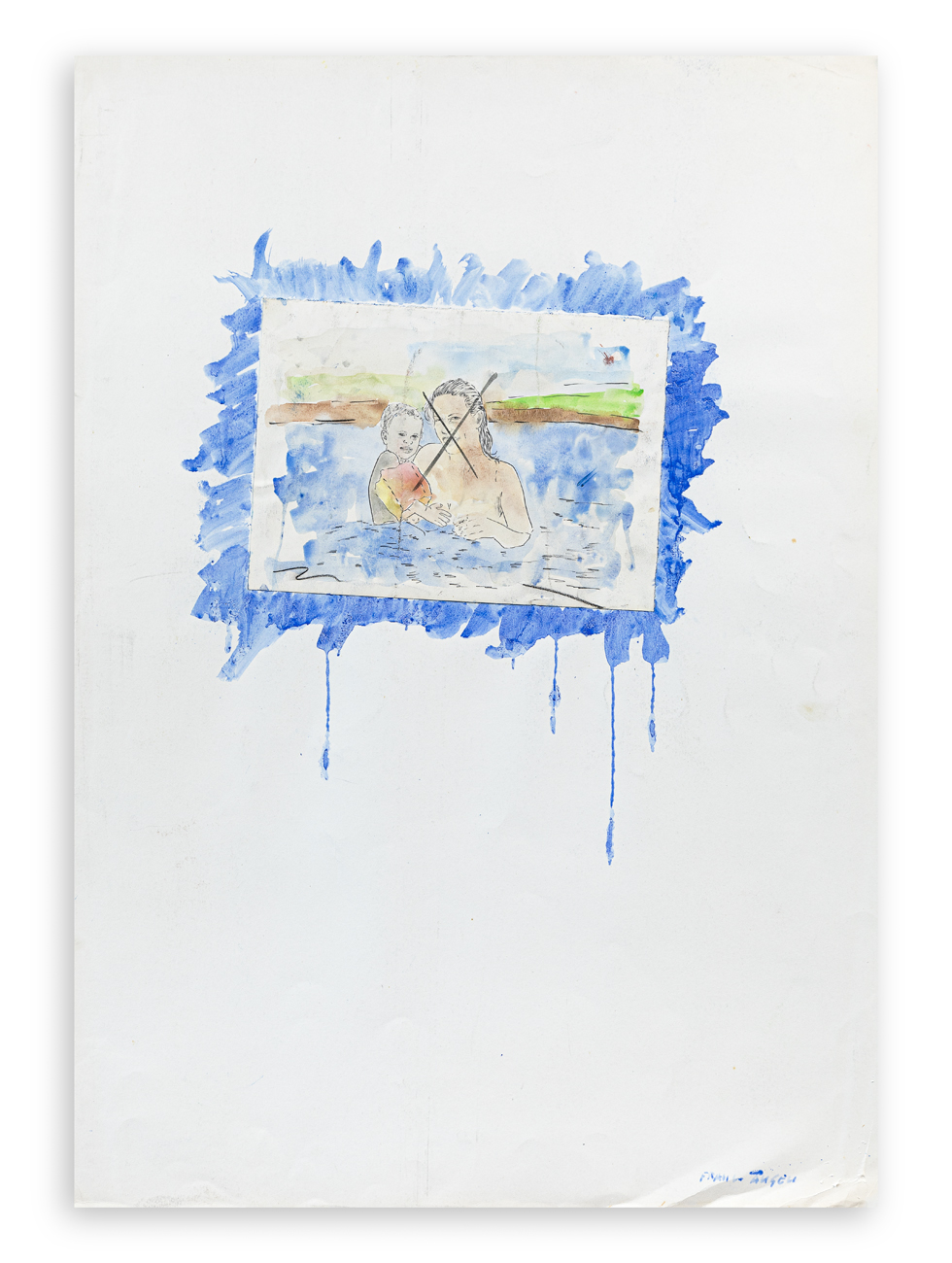 FRANCO ANGELI (1935-1988) - Senza Titolo, 1976-1978