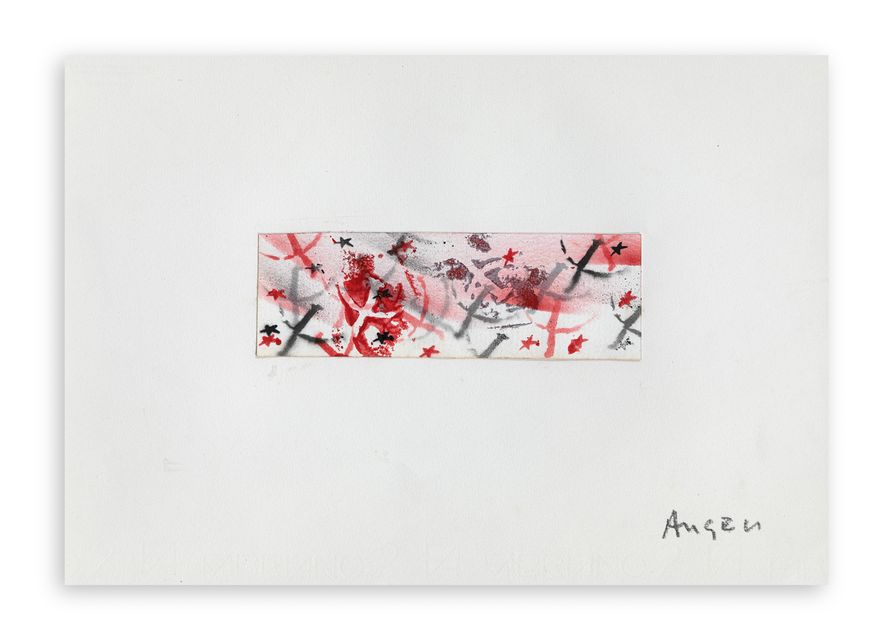 FRANCO ANGELI (1935-1988) - Senza Titolo, anni '70