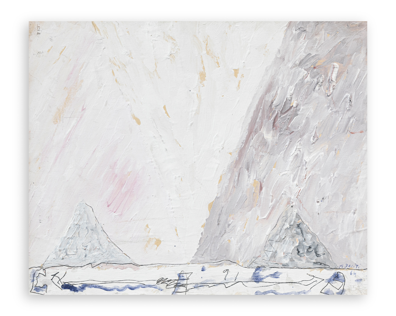 MARIO RACITI (1934) - Isole e faro, 1964