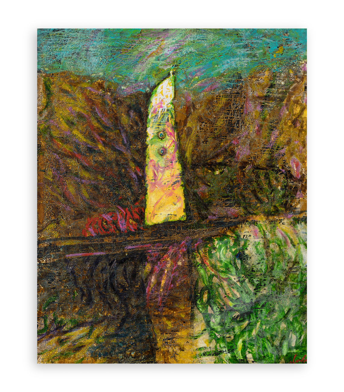 GIANNI DOVA (1925-1991) - Sul ramo, 1990