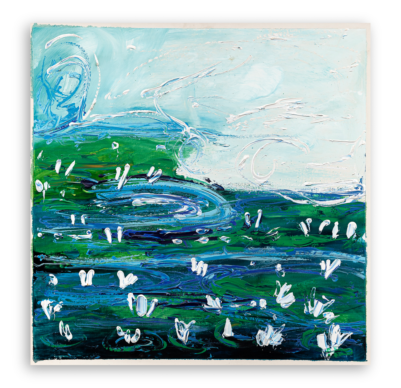 MARIO SCHIFANO (1934-1998) - Acquatico, 1988