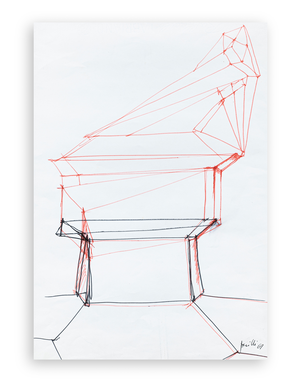 ACHILLE PERILLI (1927-2021) - Senza Titolo, 1969