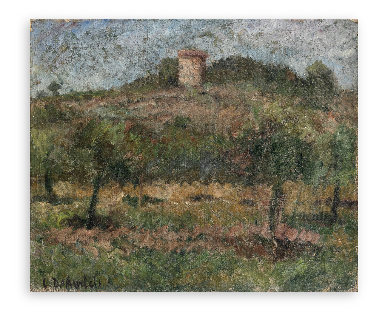 CRISTOFORO DE AMICIS (1902-1987) - Paese, 1929