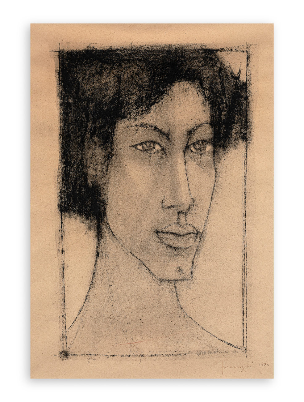 GIUSEPPE GUERRESCHI (1929-1985)  -Lucia, 1953