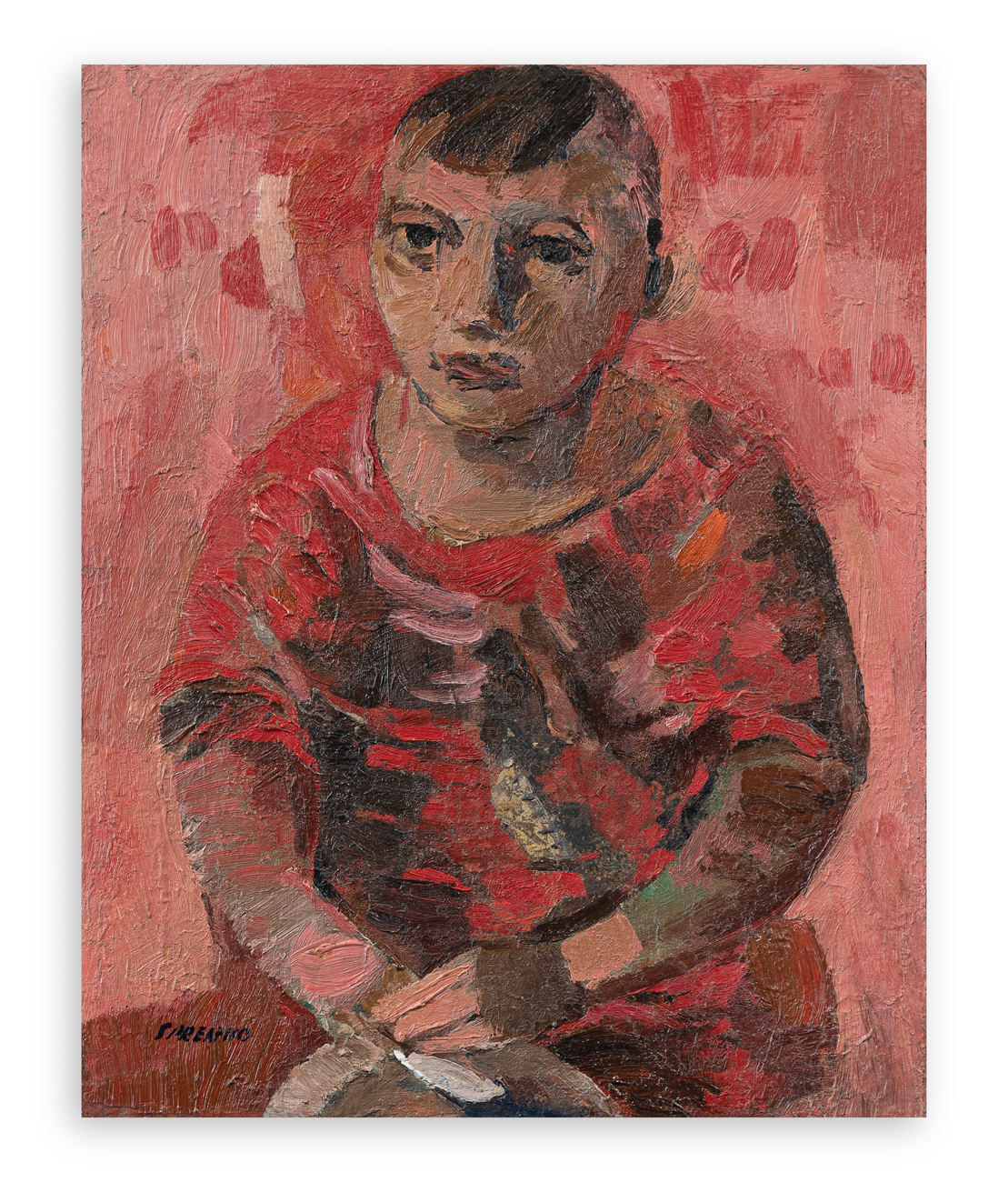 LEONARDO SPREAFICO (1907-1974) - Arrotino apprendista