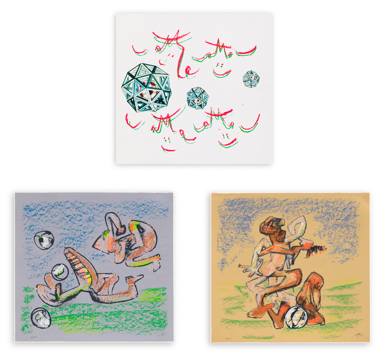 ROBERTO SEBASTIAN MATTA (1911-2002) - Musik-foot, 1990