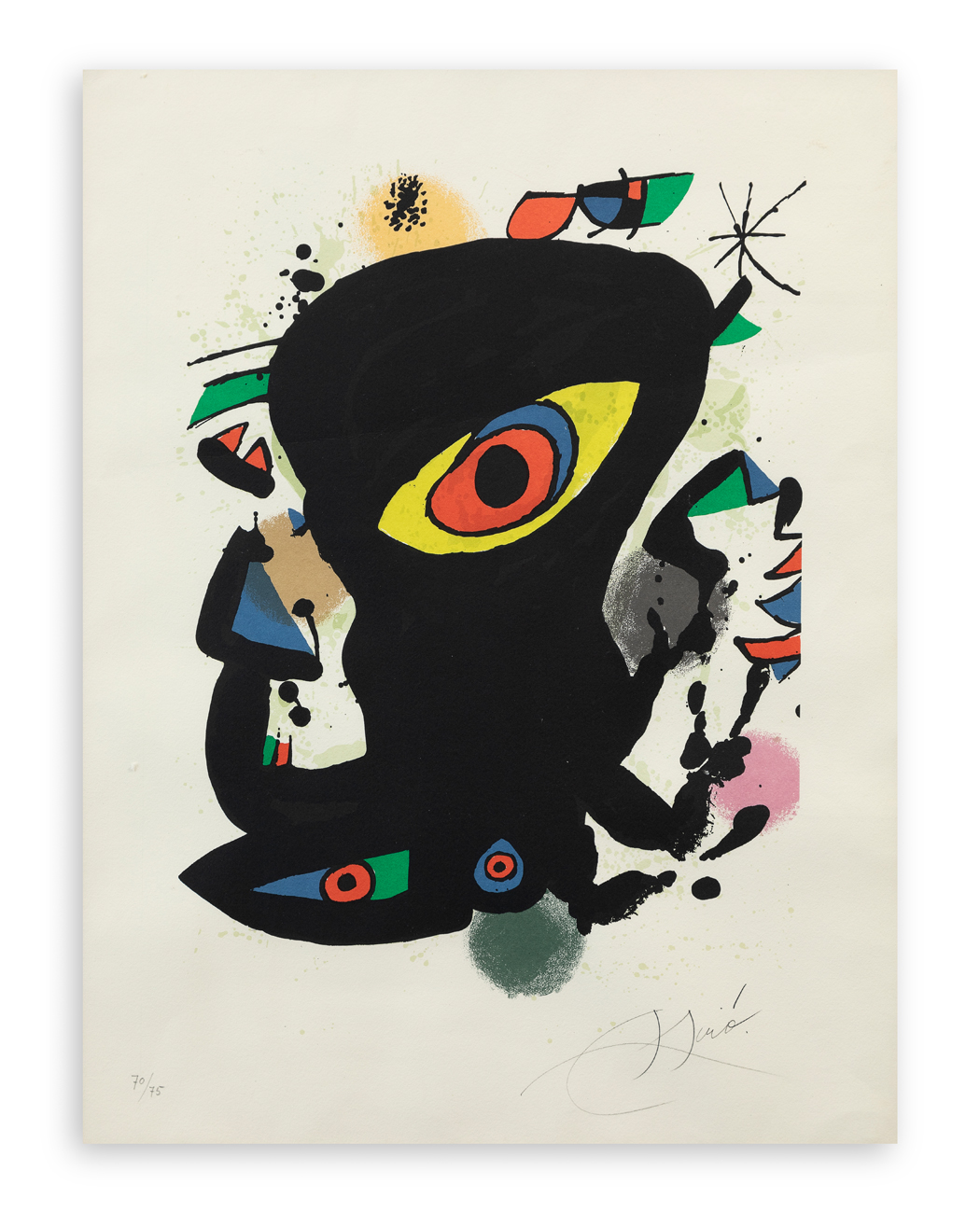 JOAN MIRÒ (1893-1983) - Senza Titolo, 1974