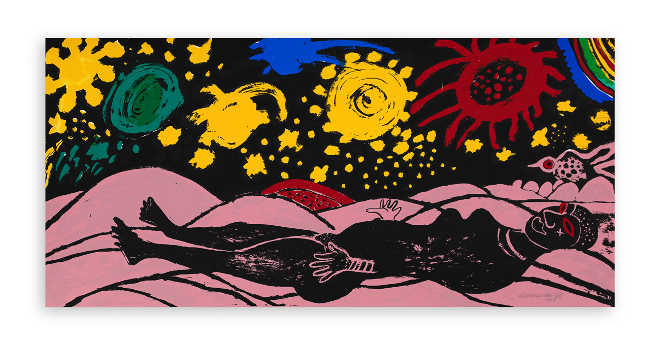 GUILLAUME CORNEILLE (1922-2010) - Liegender weiblicher Akt, 1978