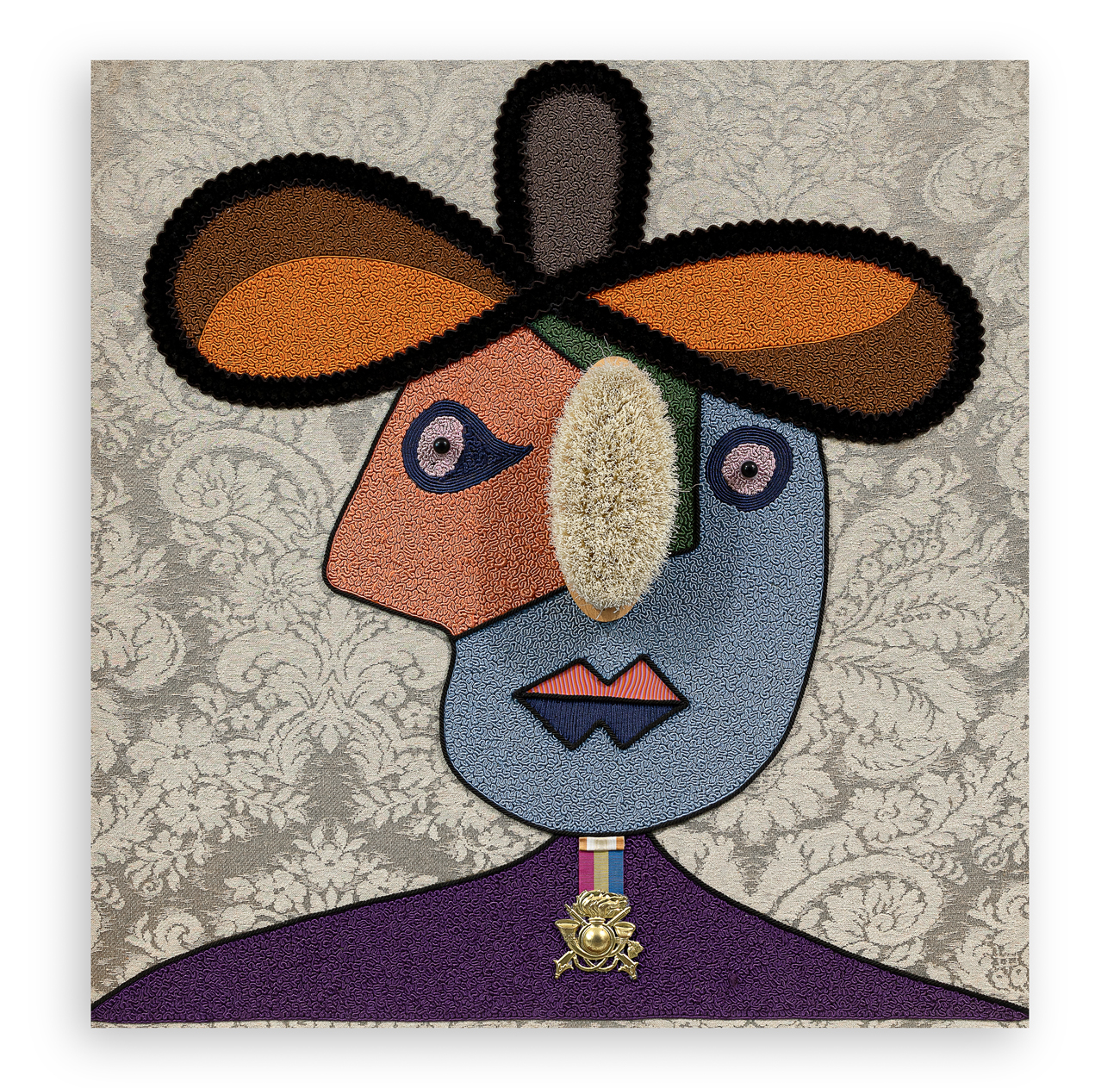 ENRICO BAJ (1927-2003) - Catherine de Vivonne Marquise de la Brosse, 1972