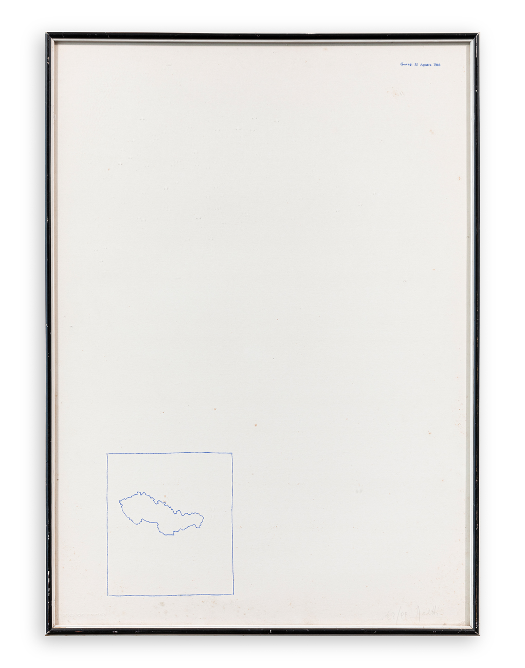 ALIGHIERO BOETTI (1940-1994) - Senza Titolo (Giovedì 22 Agosto 1968), 1971