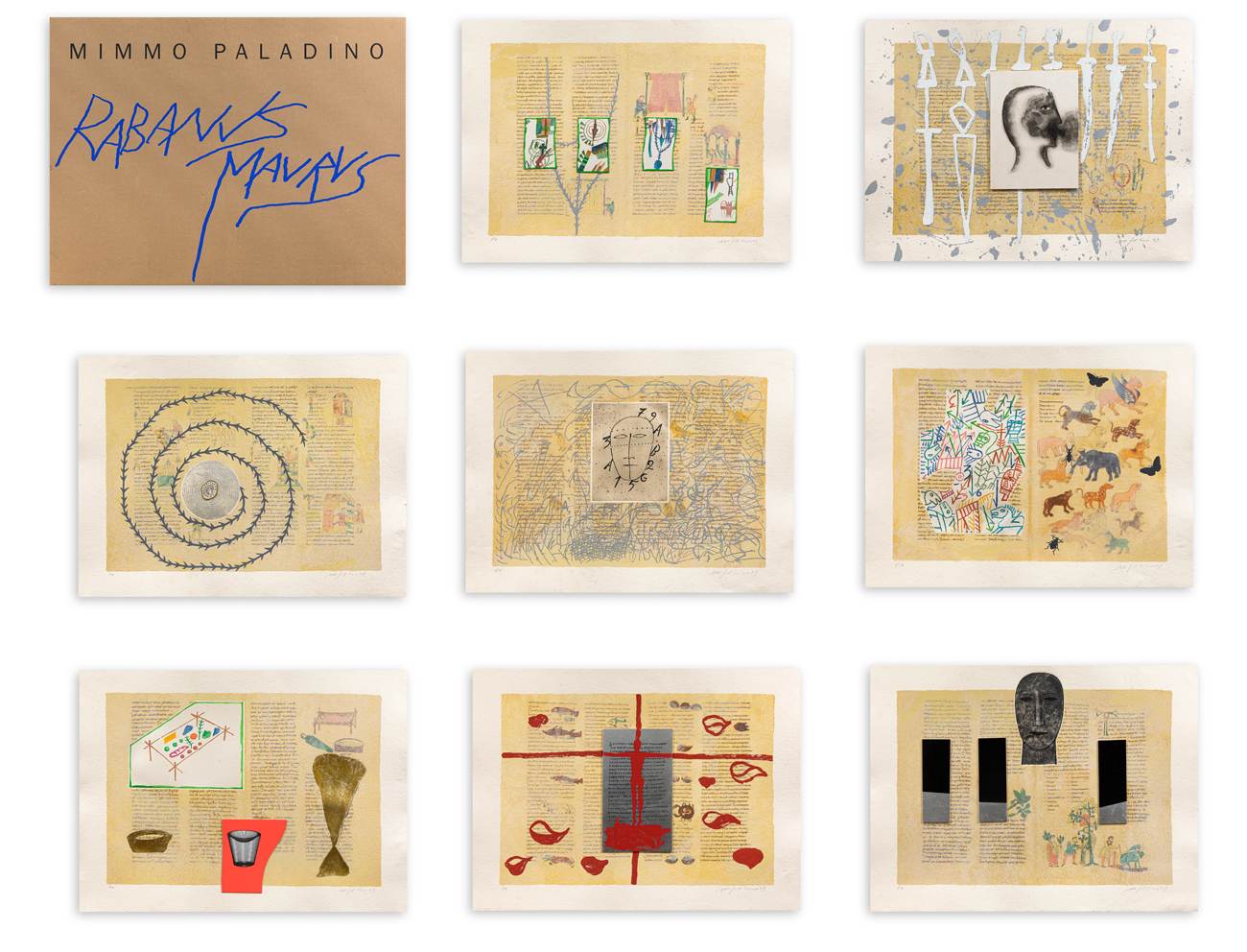 MIMMO PALADINO (1948) - Rabanus Maurus - De Universo, 2004
