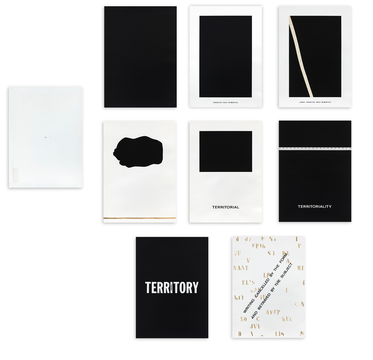 VINCENZO AGNETTI (1926-1981) - Spazio perduto e spazio costruito, 1971