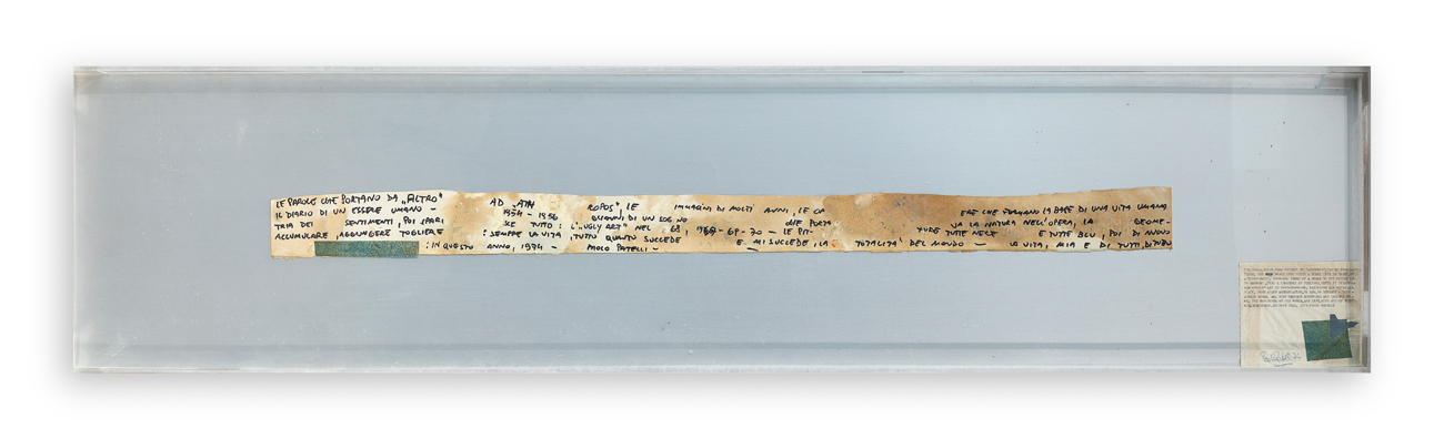 PAOLO PATELLI (1934) - Diario, 1974