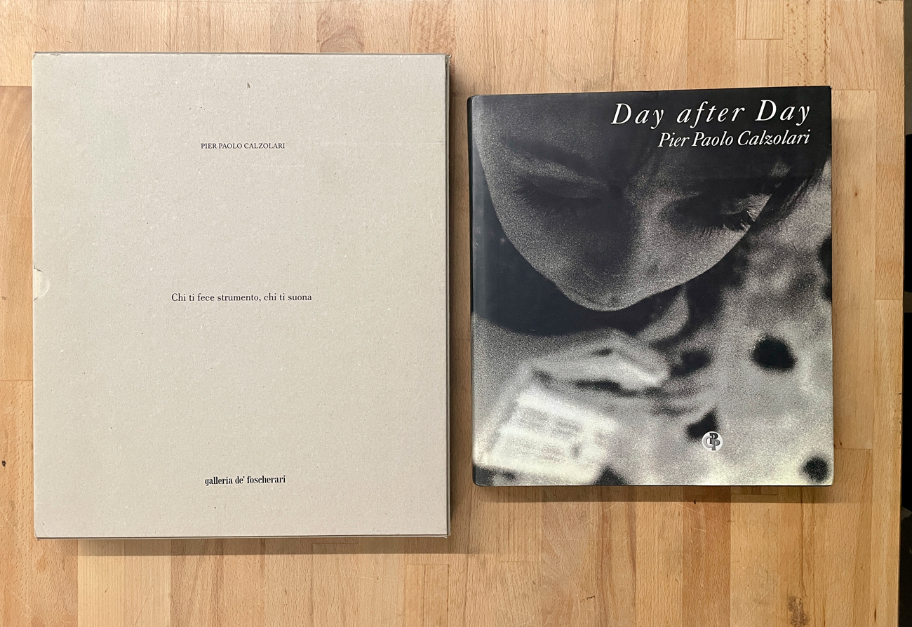 PIER PAOLO CALZOLARI - Lotto unico di 2 cataloghi
