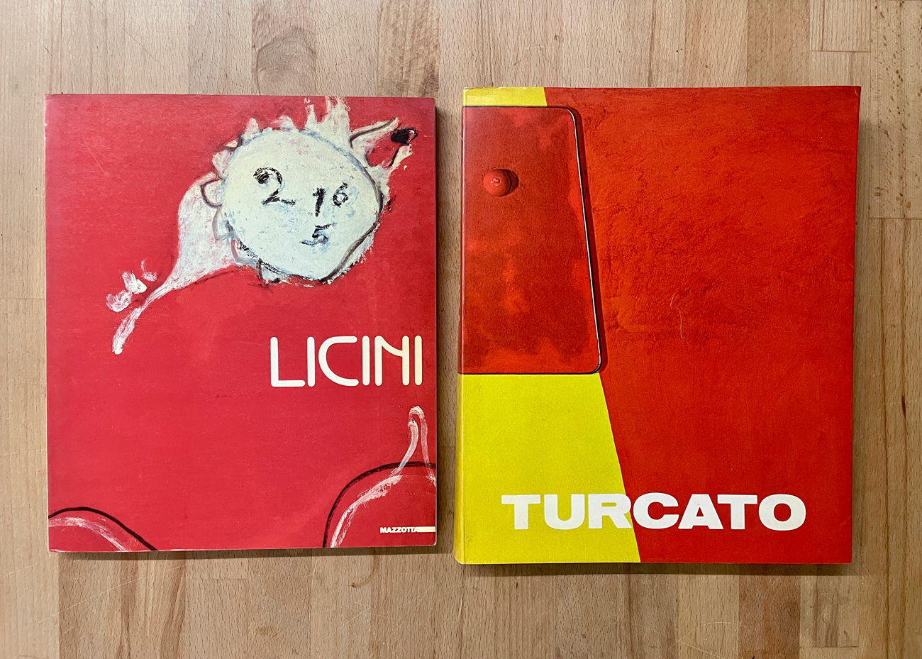 GIULIO TURCATO E OSVALDO LICINI - Lotto unico di 2 cataloghi